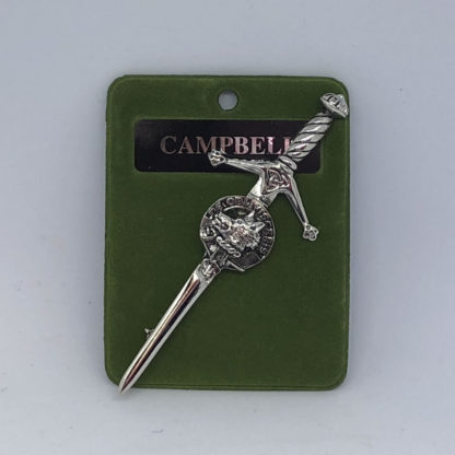 Campbell Clan Crest Kilt Pin