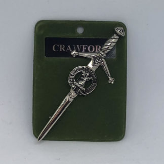 Crawford Clan Crest Kilt Pin