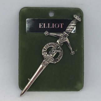 Elliot Clan Crest Kilt Pin