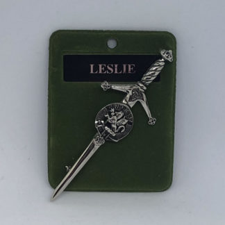 Leslie Clan Crest Kilt Pin