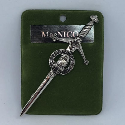 MacNicol Clan Crest Kilt Pin