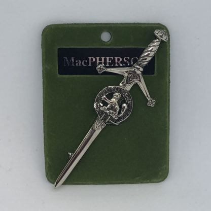 MacPherson Clan Credt Kilt Pin