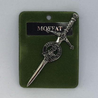 Moffat Clan Crest Kilt Pin