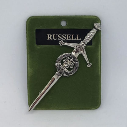 Russell Clan Crest Kilt Pin