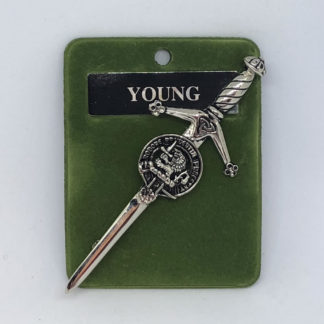 Young Clan Crest Kilt Pin